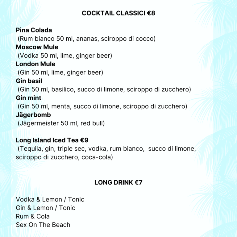 Se renata cocktail classici