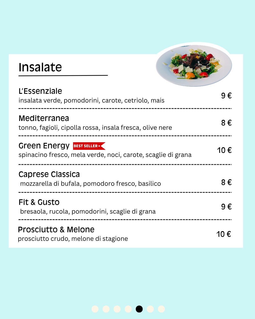 Menu 2026 sito Insalate