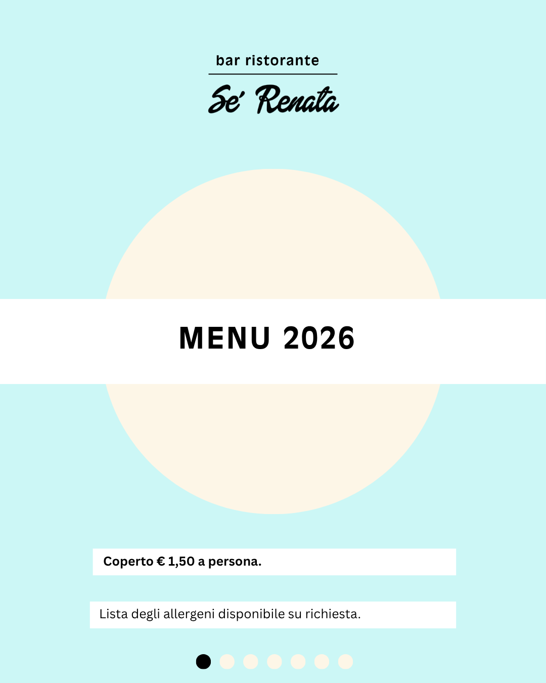 Menu 2026 sito