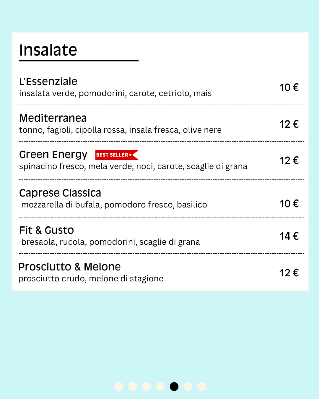 Menu 2026 sito Giugno Insalate